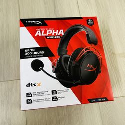 HyperX Cloud Alpha Wireless DTS Headphone - Black Brand New