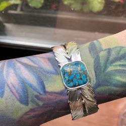 Turquoise and Silver Bracelet 