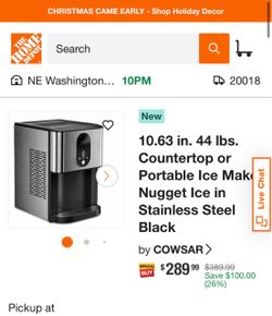 Portable countertop ice maker Cowsar