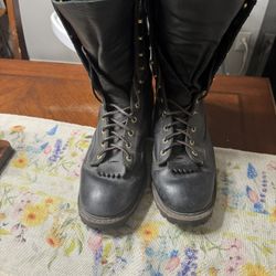 White Firefighting Boots