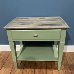 Side Table by Ethan Allen Refinished Painted 26”W x 17”D x g23”H