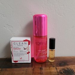 3 MINI Perfumes Clean Billie Eilish Kopari