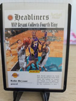 Lakers  Kobe  Bryant  Parallel  Card