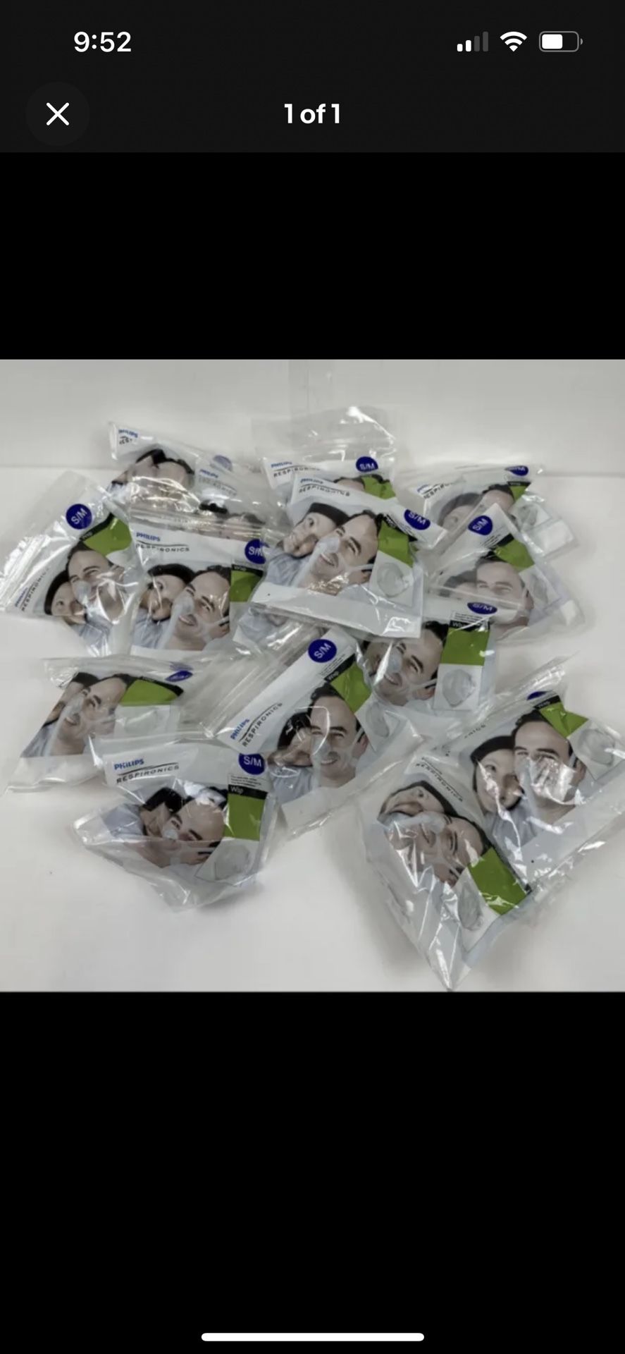 Philips RESPIRONICS WISP SMALL MEDIUM NASAL CUSHION 1094087 Sealed Lot of 15