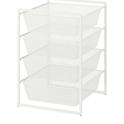 2 x Rack with 9 drawers