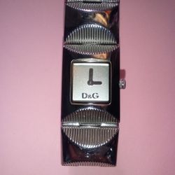 D&G Time .Silver Watch .