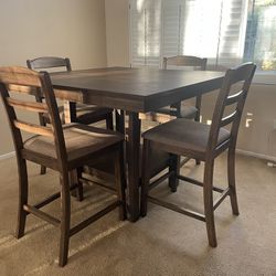 Wooden Table with Chairs 