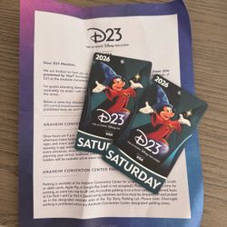 D23 The Ultimate Disney Fan Event Saturday + Honda Center Fan Pass Set 2 August 15 2026 Percy Jackson & Spider-Man Marvel Panels