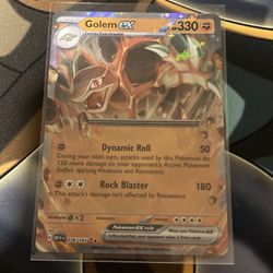 Golem EX Pokemon Scarlet & Violet 151 Card 76/165