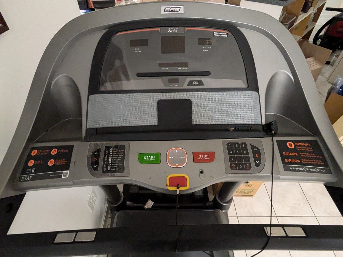 Advanced Fitness Group AFG 3.1 AT Folding Treadmill