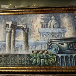 Pintura Estilo Arquiectonico  Romano