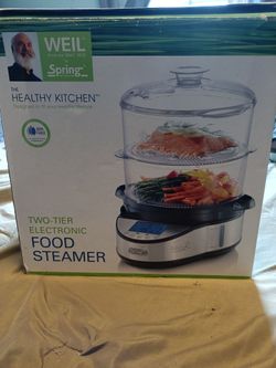 Andrew Weil by Spring Two-Tier Electronic Food Steamer