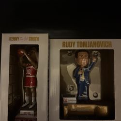 Houston Rockets Kenny Smith Rudy Tomjanovich Bobble Heads