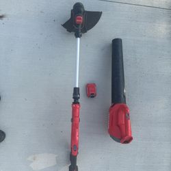Craftsman 20 Volt String Trimmer & Leaf Blower