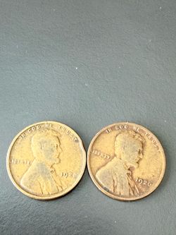 2 of the 1926 Wheat pennies