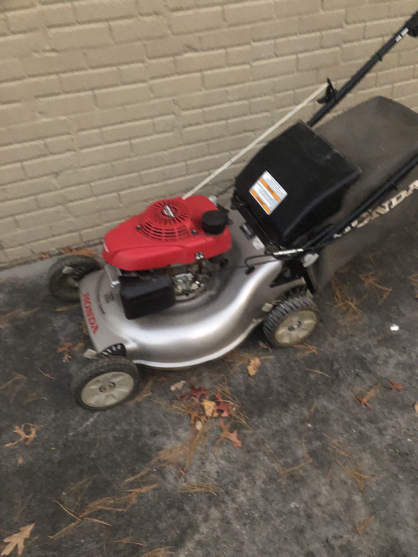 Pending Sale . Honda Self Propelled Mower