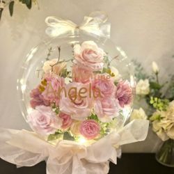 Flower balloon bouquets