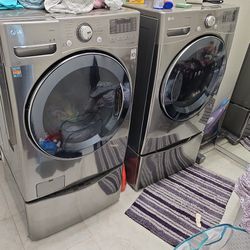 Lg Washer And Dryer With Pedestal 800$ OBO
