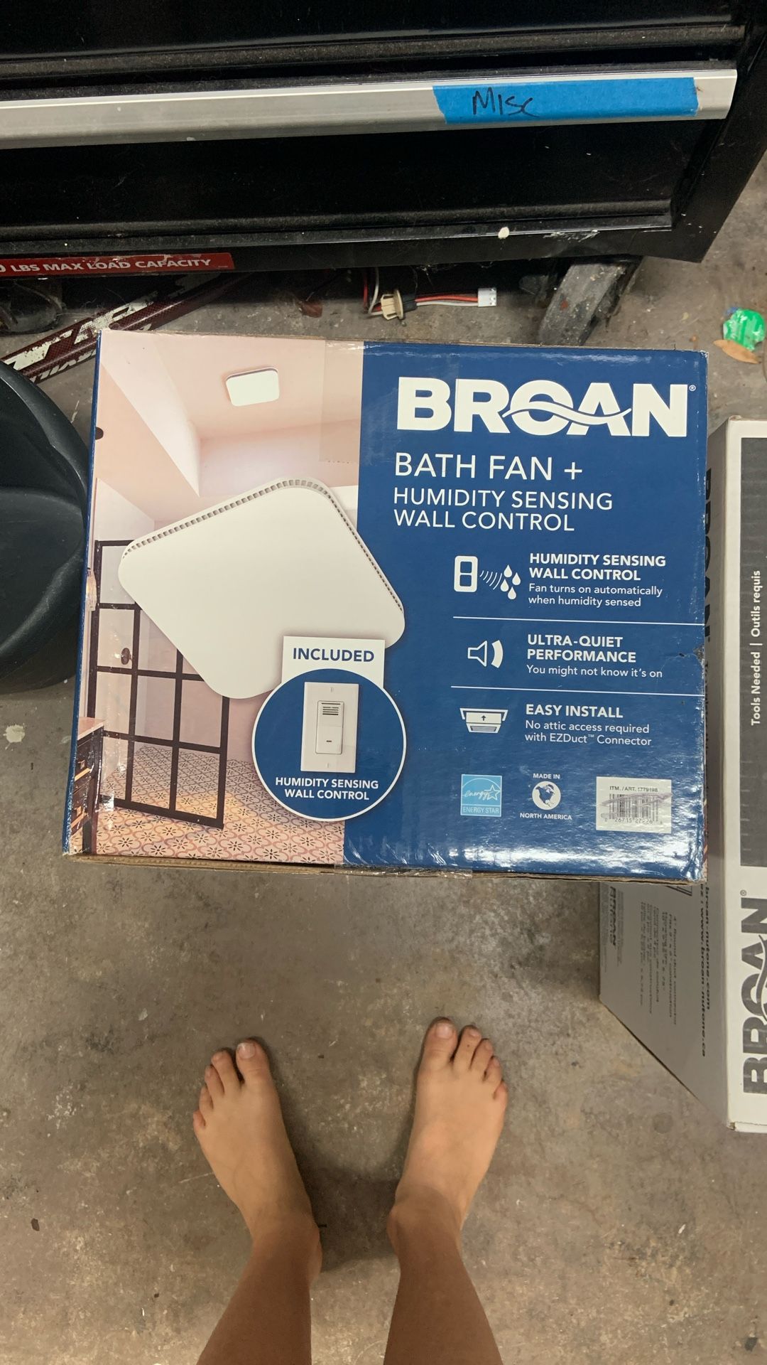 Broan Bath Fan With Humidity Sensors And Wall Control