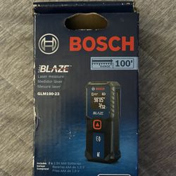 BOSCH 100Ft. Blaze Laser Measure