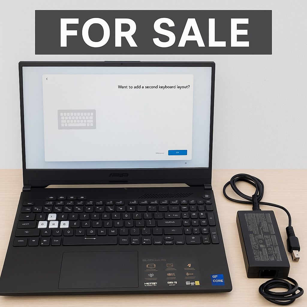 ASUS TUF Dash F15 💥 i7 12th Gen | RTX 3060 | ⚡ 40 GB RAM!