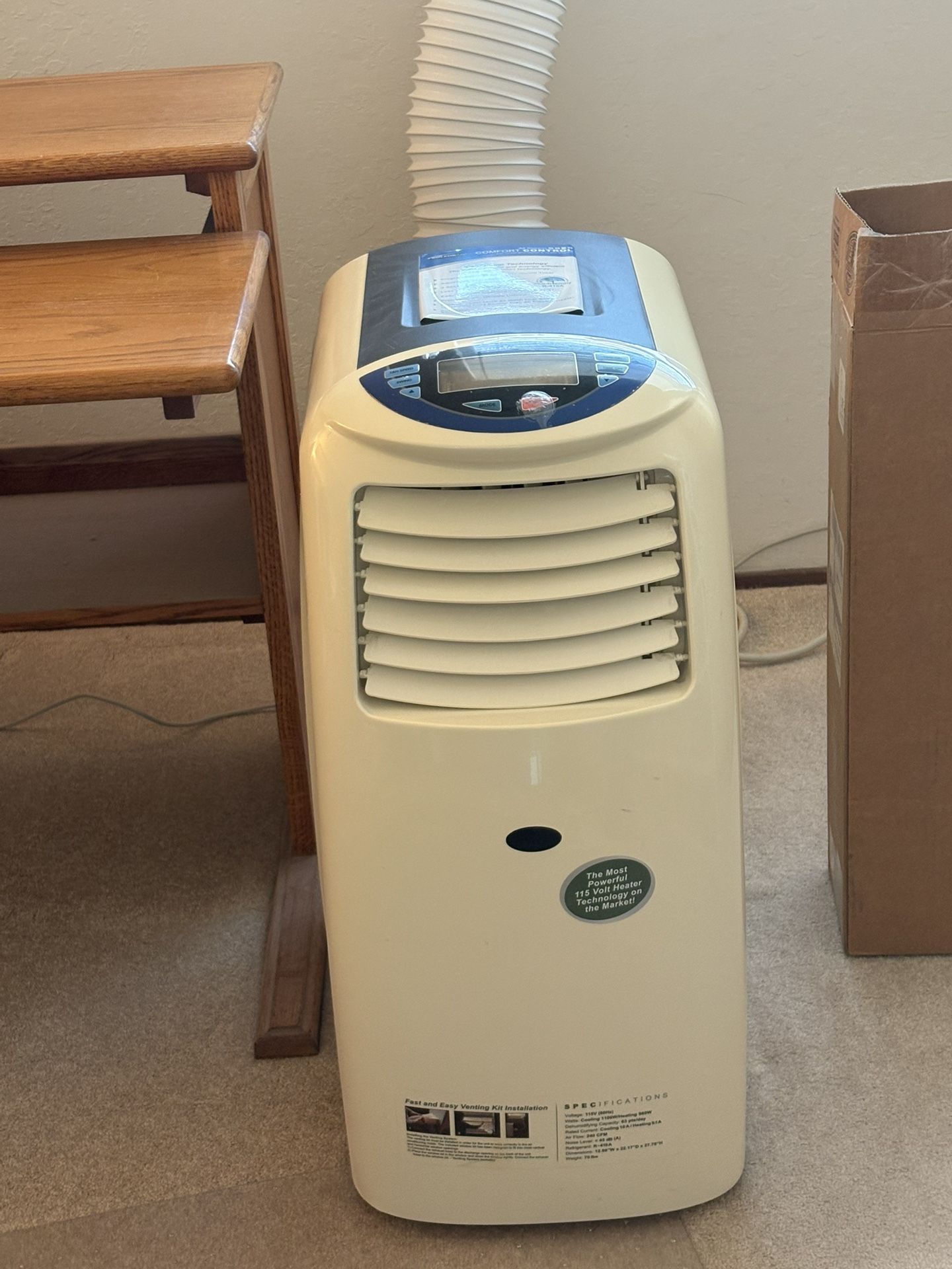 SoleusAir Portable Hvac Unit - Heating & Cooling - Powerful And Energy Efficient