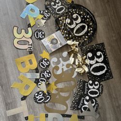 30th Birthday Decor 
