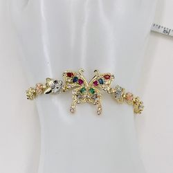 Pulsera 🦋oró laminado italiano/Bracelet 🦋 Italian gold plated