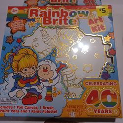 New Girls art Kits. Rainbow Brite, Foil canvas, 8 paint, palette, brush. New in box. 
Take all 10 boxed art kits 
$10 for all 

