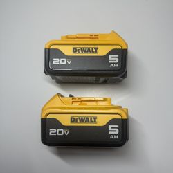 Dewalt 5ah Batteries 