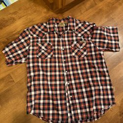 Mens Skechers Plaid Shirt Shirt Sleeve Shipping Avaialbe 