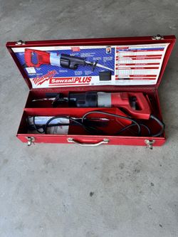 Milwaukee Sawzall Plus With Power cord