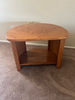 Half-Round End Table