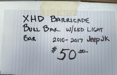 Jeep Wrangler bull bar