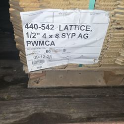 4x8 Lattice Landscape/ Garden