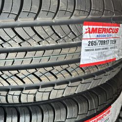 265/70/16 Mounted And Balanced .. Many Sizes Available. 