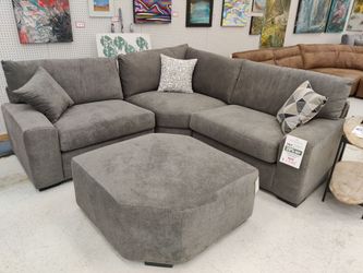 Clayton Graphite Sectional
