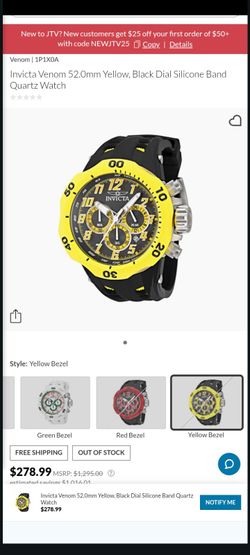 Pittsburgh Steelers color Pro diver Invicta watch Hydra