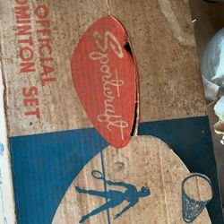 Shuffleboard And badminton Outdoor Games