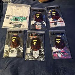 Bape Tees, 1 cough syrup