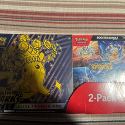 Pokemon TCG SV: Surging Sparks Costco ETB & Booster Bundle - Factory Sealed