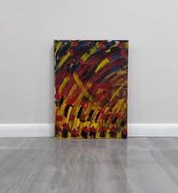 Abstract art  (8) - Oil on canvas