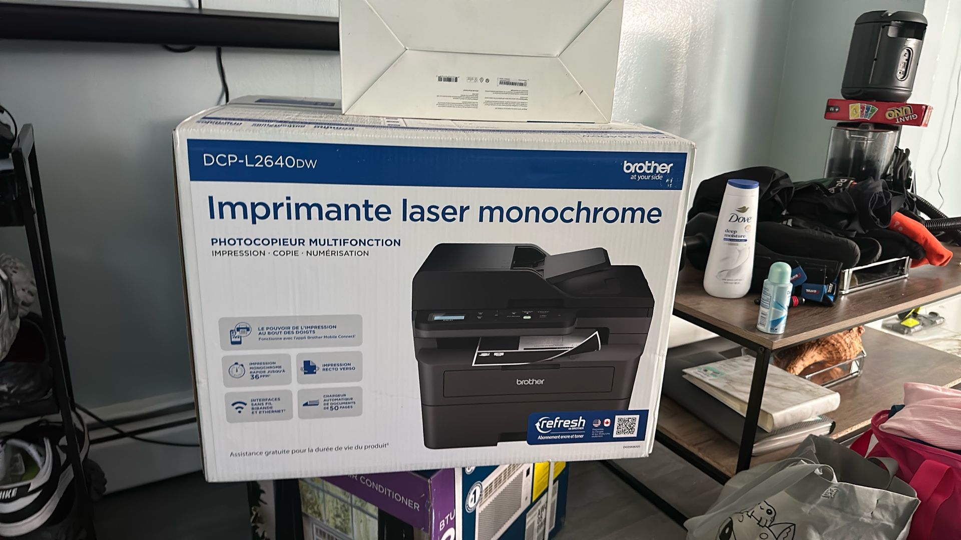 Brother DCP-L2640DW Compact Wireless Black & White Laser Printer