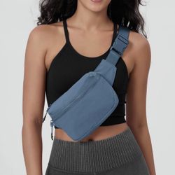 Waist & Crossbody Fanny Pack with Adjustable Strap
