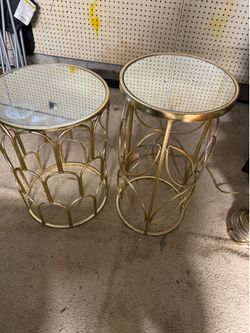 Gold Accent tables