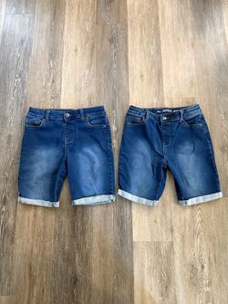 Large (10/12) - Set of 2 Cat & Jack Bermuda Shorts
