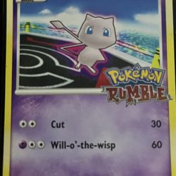 Mew Pokmon Rumble Card for Sale in San Lorenzo, CA - OfferUp