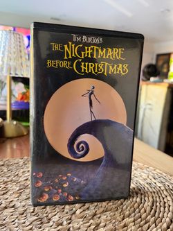 the nightmare before christmas vhs