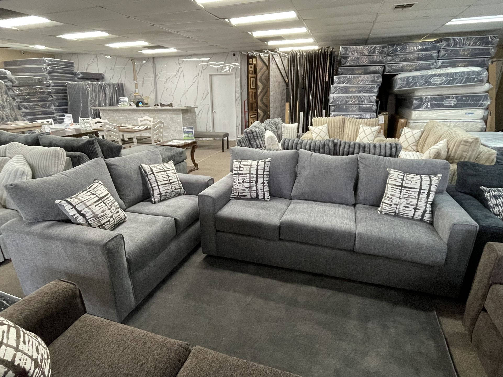 GRAY SOFA LOVESEAT‼️,All Products : American Fashion Style Bags On Sale