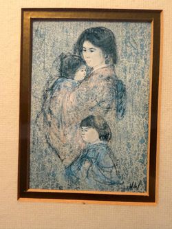 Edna Hibel Vintage Artwork